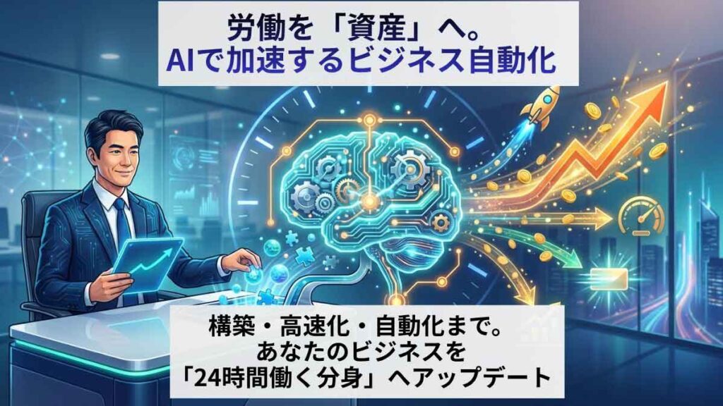 盛岡AIサポート労働を資産へAIで加速するビジネス自動化