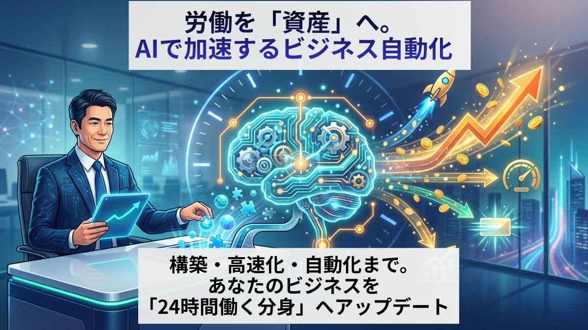 盛岡AIサポート労働を資産へAIで加速するビジネス自動化